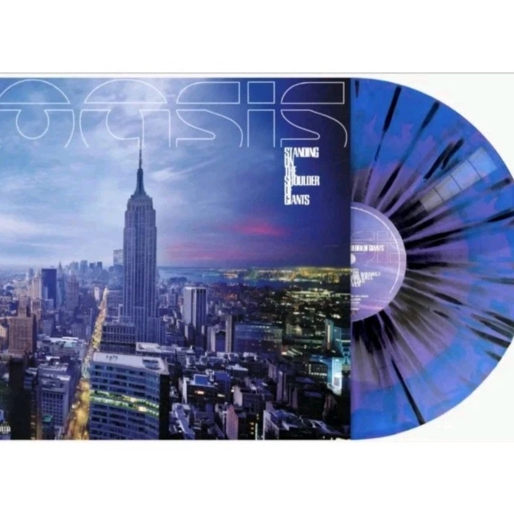 OASIS STANDING ON THE SHOULDERS OF GIANTS BLOOD RECORDS VINYL LP